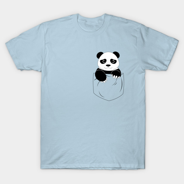 simple panda pocket design panda t shirt teepublic simple shirt designs